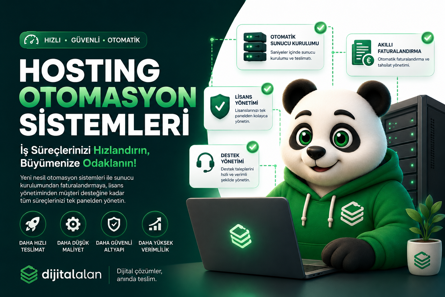 Hosting Otomasyon Sistemleri ile İş Süreçlerinizi Hızlandırın