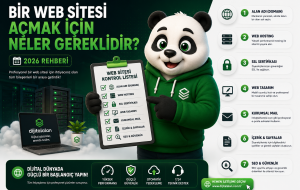 Bir Web Sitesi Açmak İçin Neler Gereklidir? (2026 Rehberi)