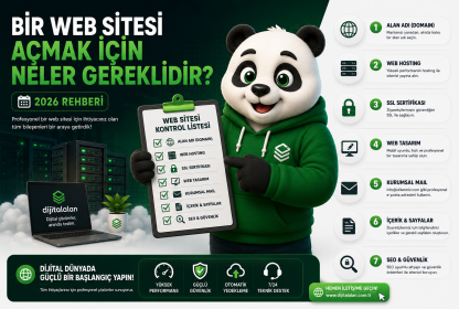 Bir Web Sitesi Açmak İçin Neler Gereklidir? (2026 Rehberi)