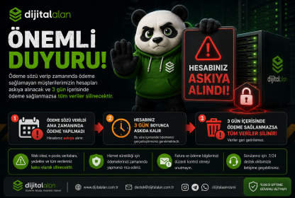 Ödeme Yükümlülükleri ve Hizmet Askıya Alma Süreçleri Hakkında Önemli Duyuru